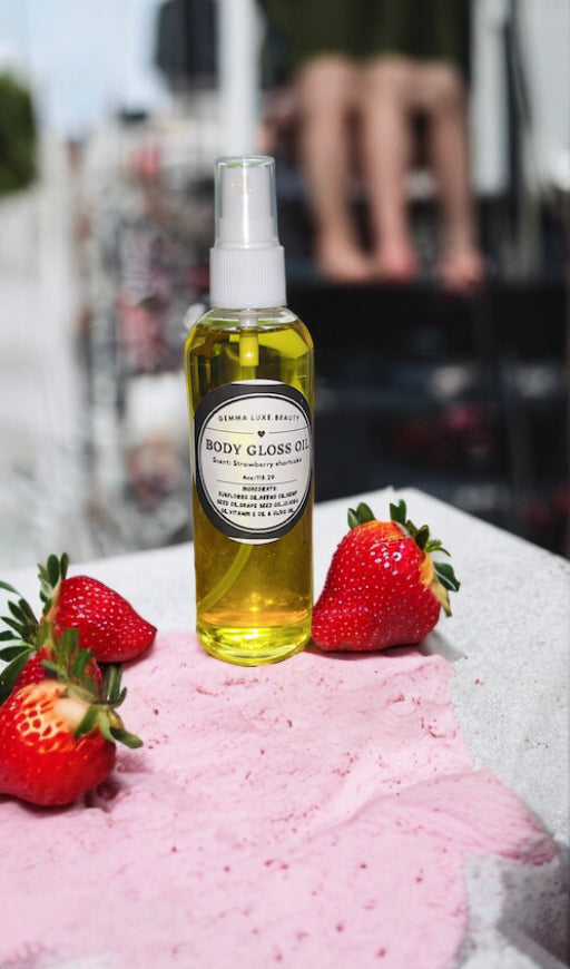 Botanical Strawberry Shortcake Body Oil sealer